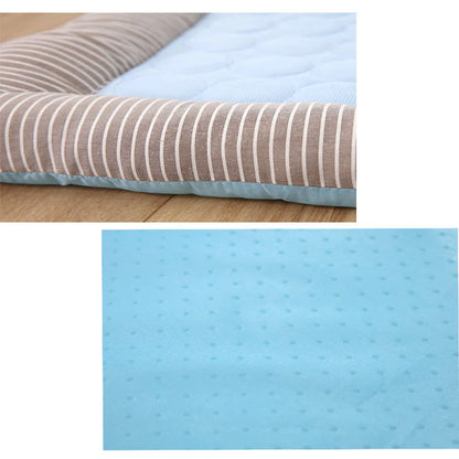 Summer Comfort Pet Cooling Pad for Dogs & Cats - Soft Ice Silk Mat in Pink & Blue, Perfect for Relaxing & Sleeping