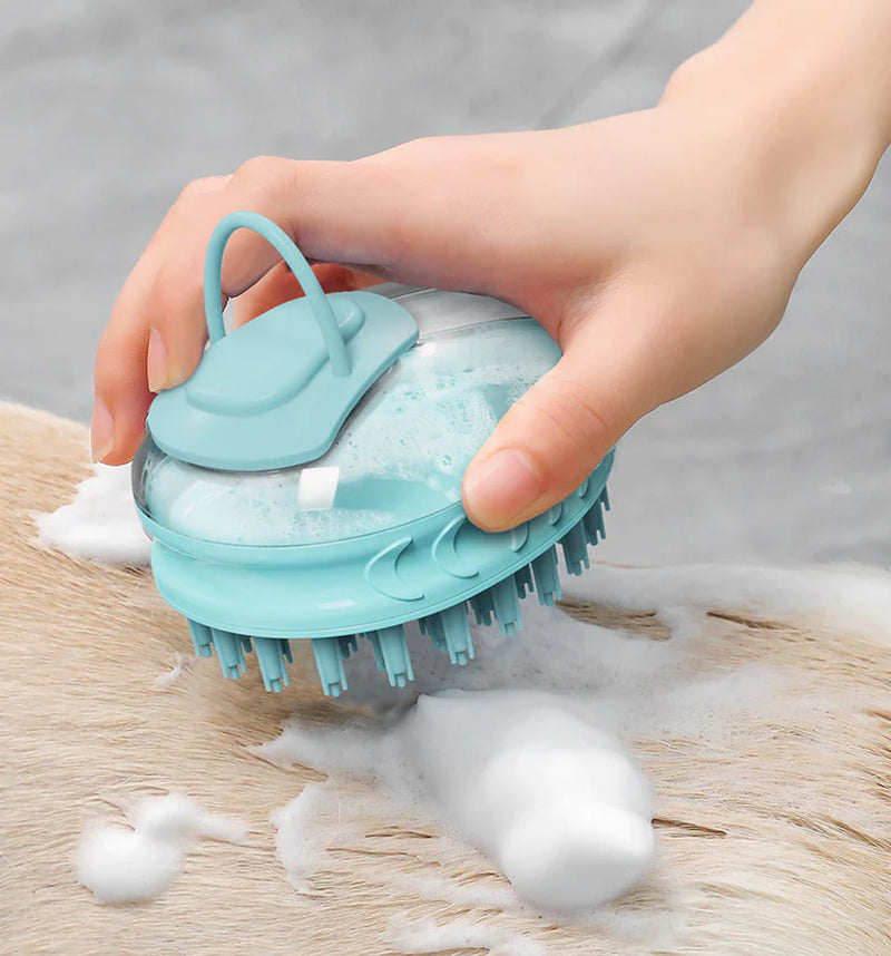 Ultimate Pet Bath Brush for Dogs - Relaxing Rub & Massage Tool